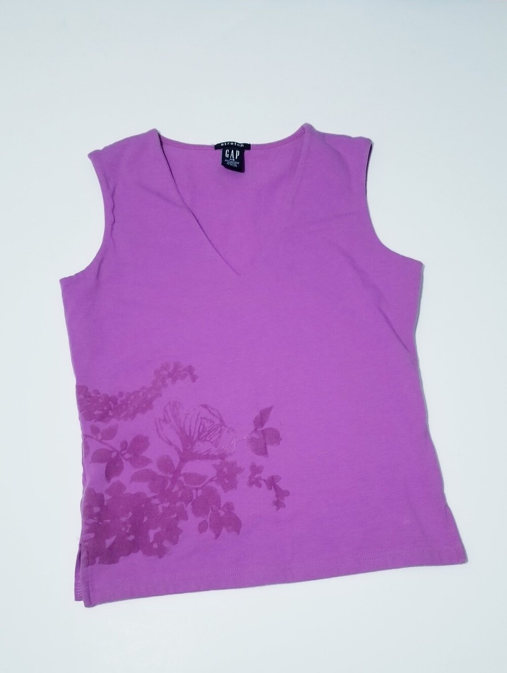 Vintage GAP Floral V-Neck Tank Xs